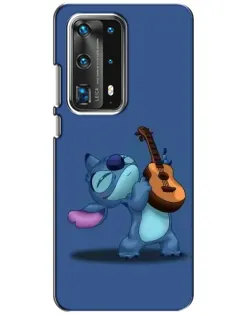Чехол для Huawei P40 с картинкой «Стич с укулеле»