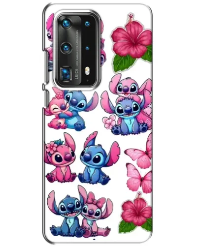 Чехол для Huawei P40 с картинкой «Стикеры Stitch и Angel» Чехол для Huawei P40 с картинкой «Стикеры Stitch и Angel»
