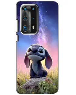 Чехол для Huawei P40 с картинкой «Стич на рассвете»