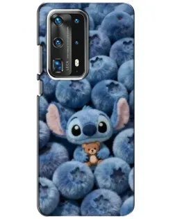 Чехол для Huawei P40 с картинкой «Стич и голубика»