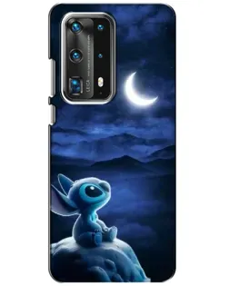 Чехол для Huawei P40 с картинкой «Лунная ночь Стича»