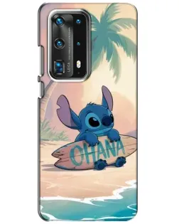 Чехол для Huawei P40 с картинкой «Стич на серфе»
