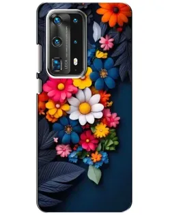 Чехол для Huawei P40 с картинкой «Цветочная феерия»