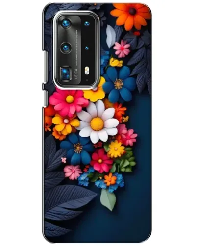 Чехол для Huawei P40 с картинкой «Цветочная феерия»