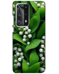 Чехол для Huawei P40 с картинкой «Ландыши в зелени»