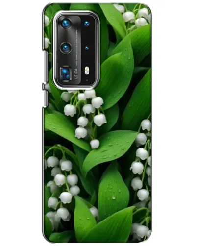 Чехол для Huawei P40 с картинкой «Ландыши в зелени»