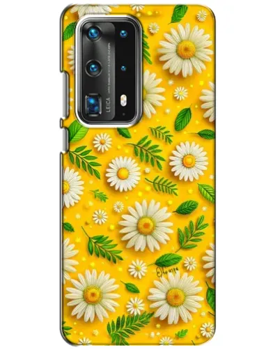 Чехол для Huawei P40 с картинкой «Ромашковое солнце»