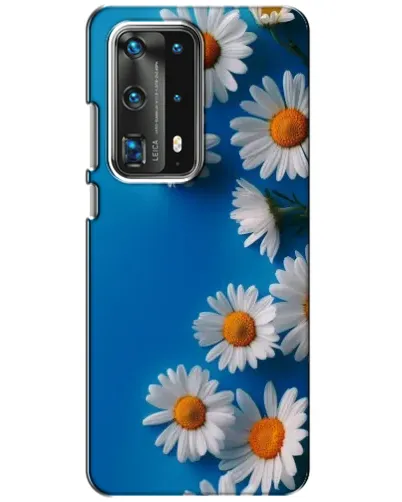 Чехол для Huawei P40 с картинкой «Белоснежные маргаритки»
