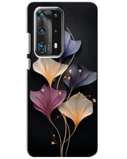 Чехол для Huawei P40 с картинкой «Лиловые цветы грации»