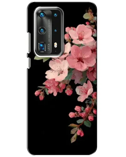 Чехол для Huawei P40 с картинкой «Розовая ветка сакуры»