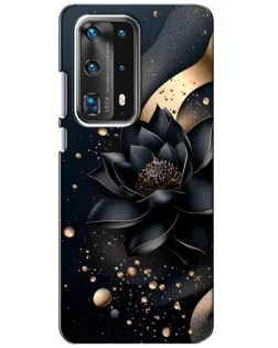 Чехол для Huawei P40 с картинкой «Черный лотос»