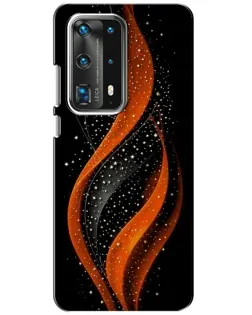 Чехол для Huawei P40 с картинкой «Огненная звездная волна»