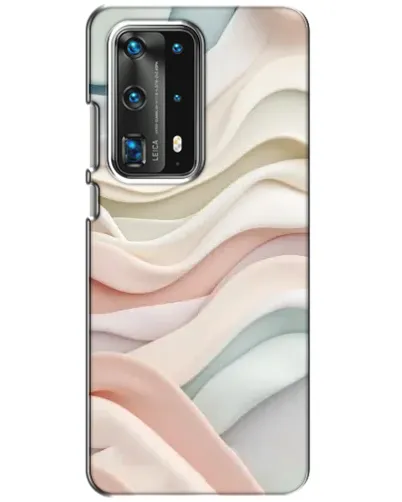 Чехол для Huawei P40 с картинкой «Пастельные нежные волны»