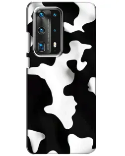 Чехол для Huawei P40 с картинкой «Черно-белое пятно»