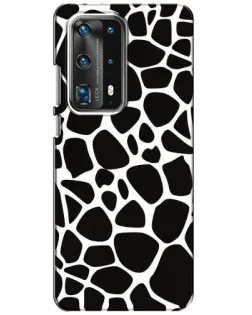 Чехол для Huawei P40 с картинкой «Черно-белый жираф»