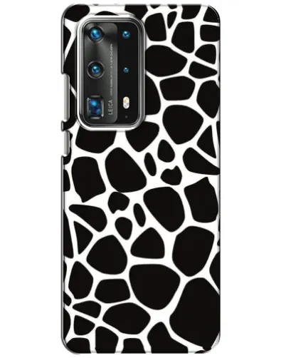 Чехол для Huawei P40 с картинкой «Черно-белый жираф»