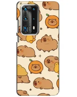 Чехол для Huawei P40 с картинкой «Капибары с апельсинами» Чехол для Huawei P40 с картинкой «Капибары с апельсинами»