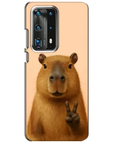 Чехол для Huawei P40 с картинкой «Капибара виктория»