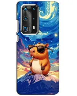 Чехол для Huawei P40 с картинкой «Капибара Ван Гога»