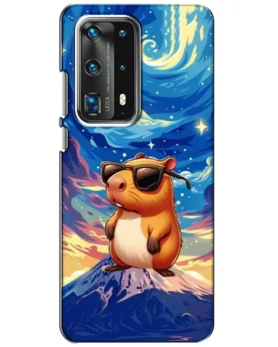 Чехол для Huawei P40 с картинкой «Капибара Ван Гога»