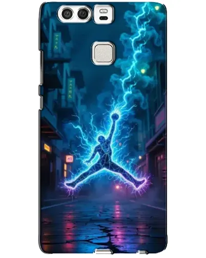 Чехол для Huawei P9 с картинкой «Jordan Gold Jumpman»