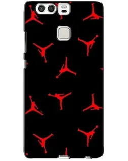Чехол для Huawei P9 с картинкой «Jordan Red Pattern»