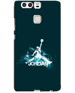 Чехол для Huawei P9 с картинкой «Jordan Blue Fire»