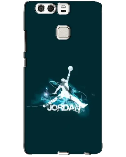Чехол для Huawei P9 с картинкой «Jordan Blue Fire»