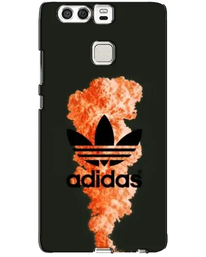 Чехол для Huawei P9 с картинкой «Оранжевый дым Adidas»