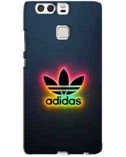 Чехол для Huawei P9 с картинкой «Неоновый Adidas»