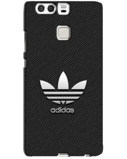 Чехол для Huawei P9 с картинкой «Adidas Карбоновая текстура»