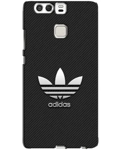 Чехол для Huawei P9 с картинкой «Adidas Карбоновая текстура»