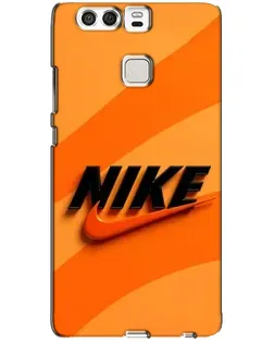 Чехол для Huawei P9 с картинкой «Оранжевый драйв Nike»