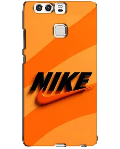 Чехол для Huawei P9 с картинкой «Оранжевый драйв Nike»