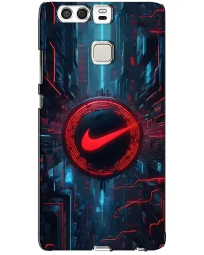 Чехол для Huawei P9 с картинкой «Техногенный стиль Nike»