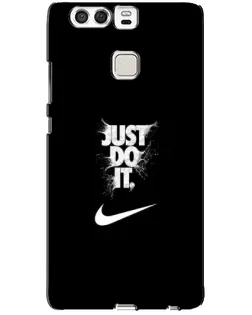 Чехол для Huawei P9 с картинкой «Текстовый принт Nike»