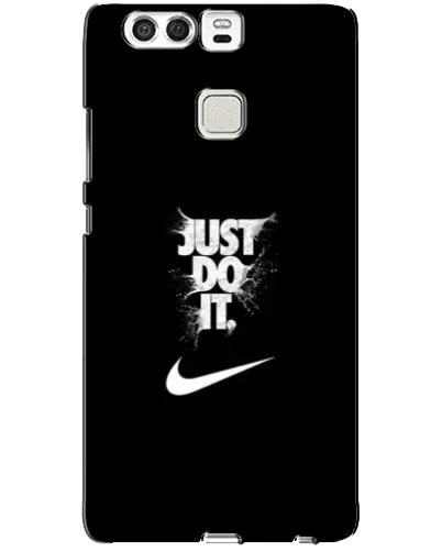 Чехол для Huawei P9 с картинкой «Текстовый принт Nike»