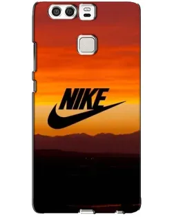 Чехол для Huawei P9 с картинкой «Nike — вечерний горизонт»