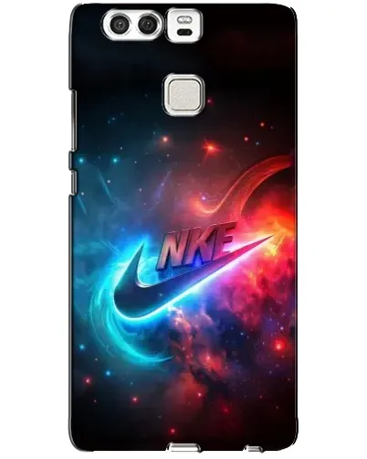 Чехол для Huawei P9 с картинкой «Огненный логотип Nike»