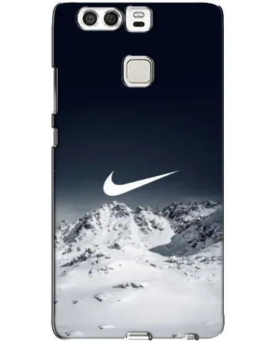 Чехол для Huawei P9 с картинкой «Nike — зимние горы»