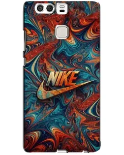 Чехол для Huawei P9 с картинкой «Nike в абстракции»