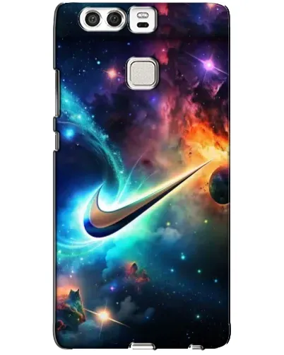 Чехол для Huawei P9 с картинкой «Космический Nike Swoosh»