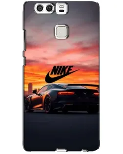Чехол для Huawei P9 с картинкой «Nike и суперкар»
