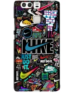 Чохол для Huawei P9 з картинкою «Яскравий колаж Nike»