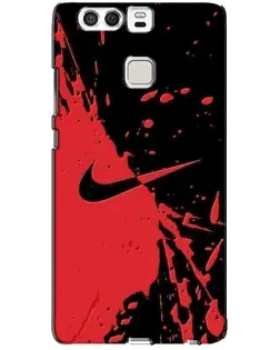 Чохол для Huawei P9 з картинкою «Червоні бризки Nike»