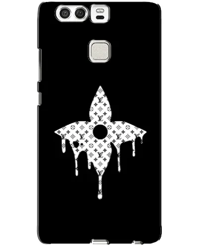 Чехол для Huawei P9 с картинкой «Цветочная монограмма»