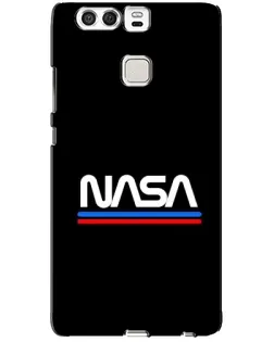 Чехол для Huawei P9 с картинкой «NASA — классика Red Blue»
