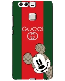 Чехол для Huawei P9 с картинкой «Gucci — полосы и Микки»