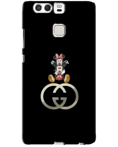 Чехол для Huawei P9 с картинкой «Минни Маус на лого»