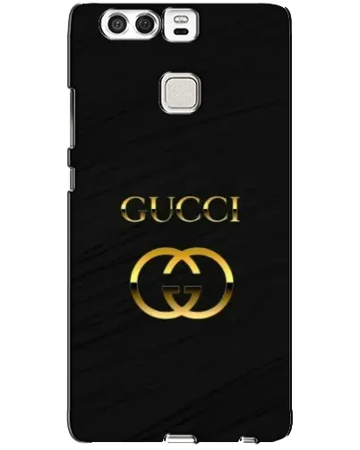 Чехол для Huawei P9 с картинкой «Золотой логотип Gucci»